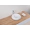 Ruvati 18" Rnd Bathroom Vessel Sink Wht Above Vanity Counter Circular Ceramic RVB0318 - alternate 2